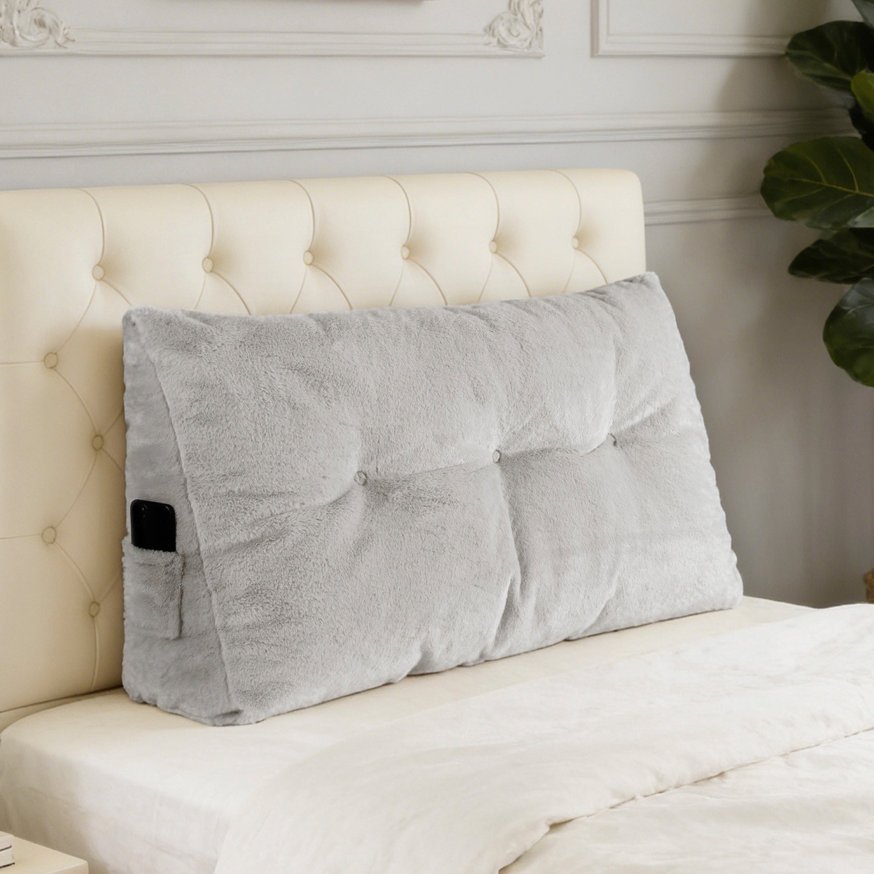 Plush Pillow Headrest image number 0
