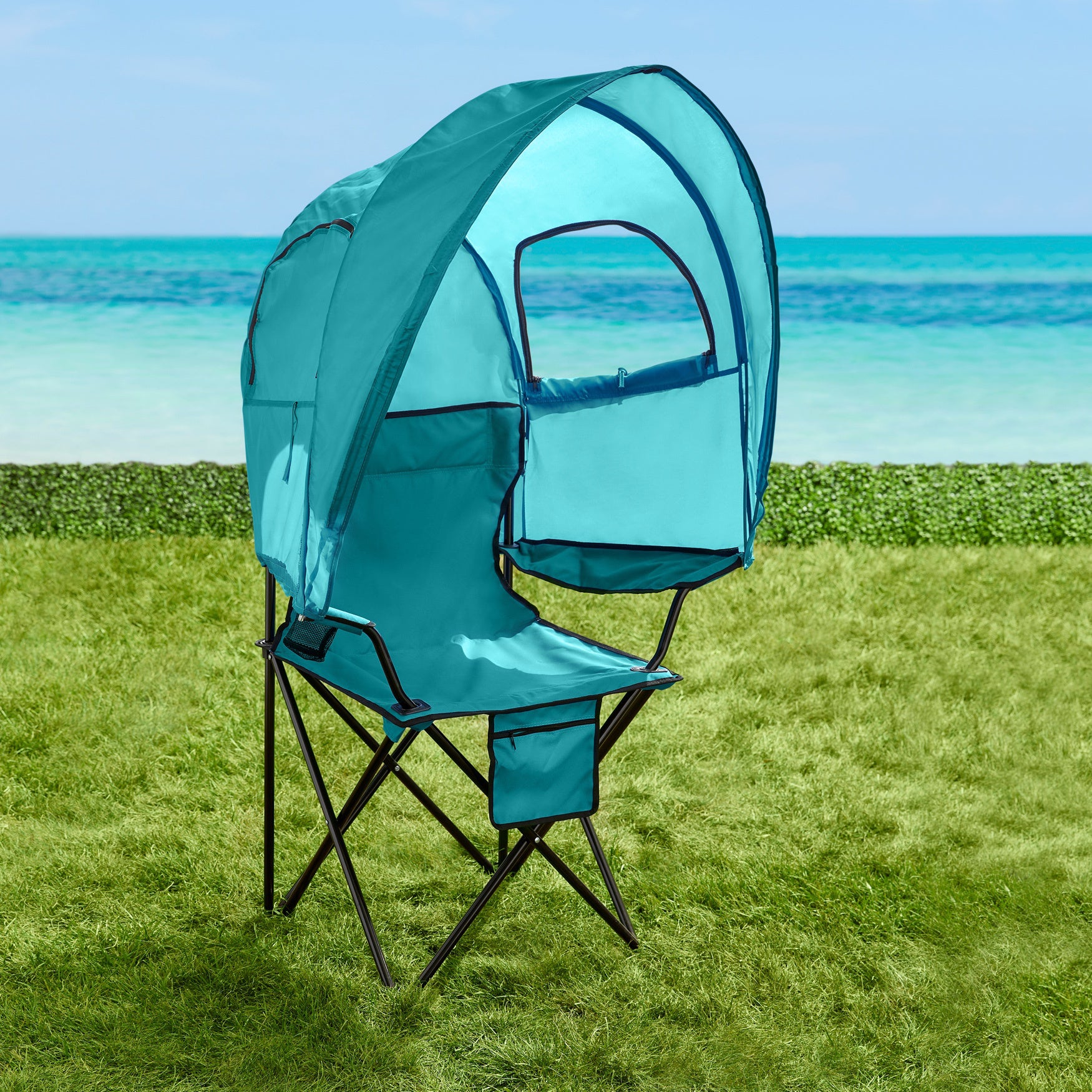 Oversized Camp Chair with Canopy image number 0