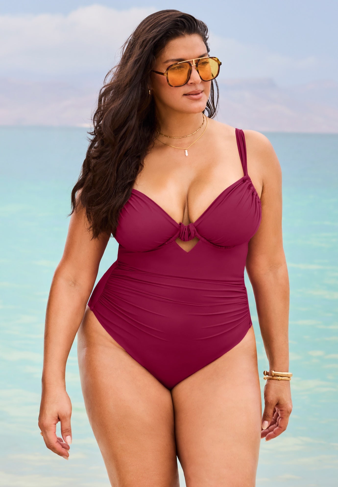 Lightweight Underwire One Piece Swimsuit image number 0