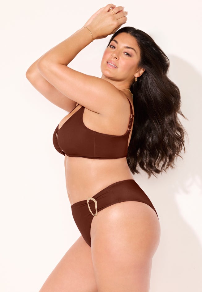 Ring Front Underwire Bikini Top image number 2