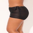 Shirred Mesh Swim Brief & Skirt Set image number 2