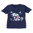 Heart Flag Hug Snoopy Crewneck Tee image number null