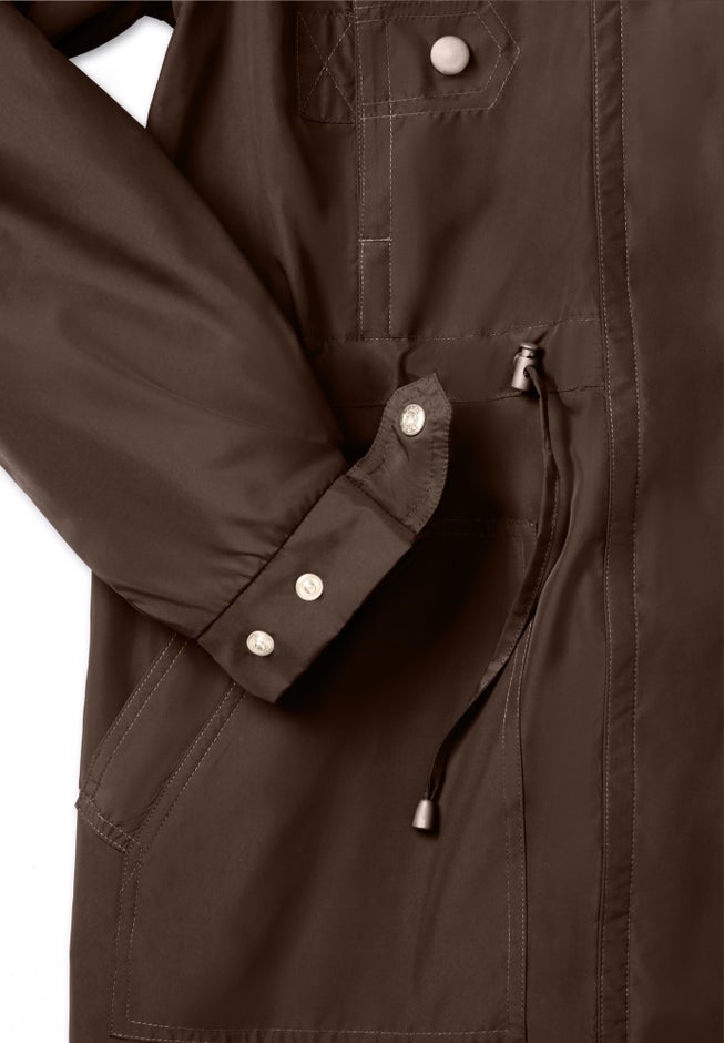 Fleece-Lined Taslon&reg; Anorak image number 2
