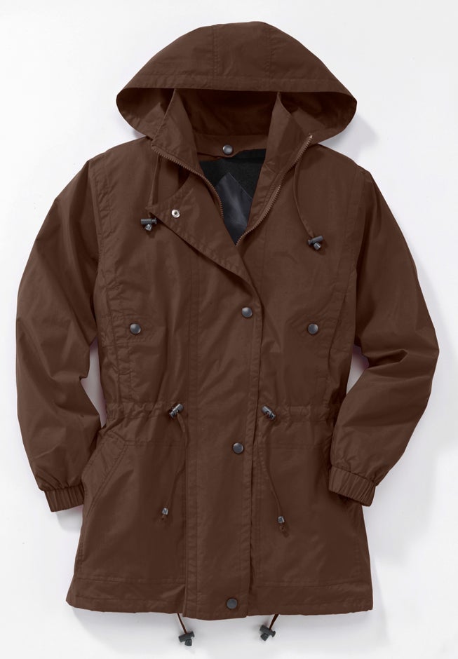 Fleece-Lined Taslon&reg; Anorak image number 4