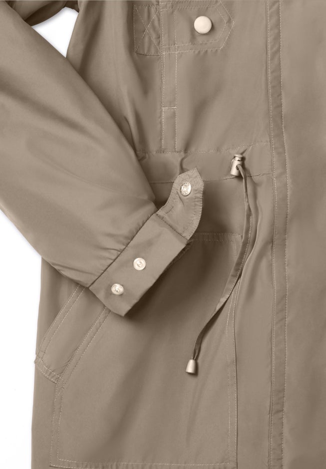 Fleece-Lined Taslon® Anorak image number 2