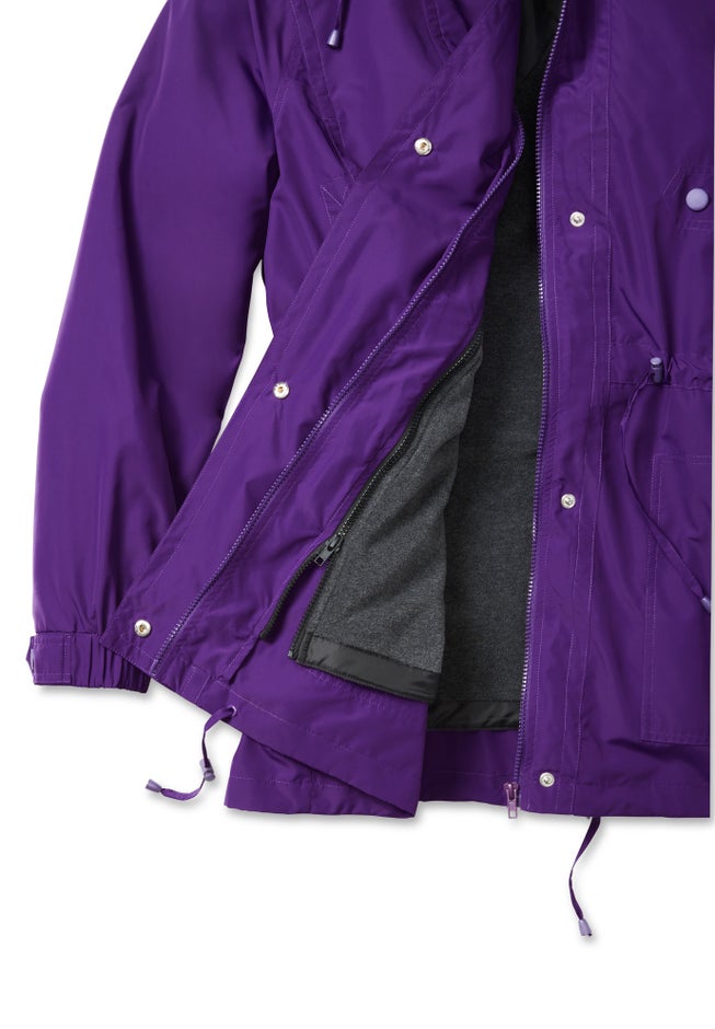 Fleece-Lined Taslon® Anorak image number 5