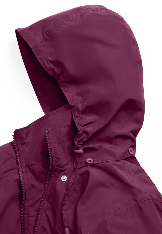Fleece-Lined Taslon&reg; Anorak image number 1
