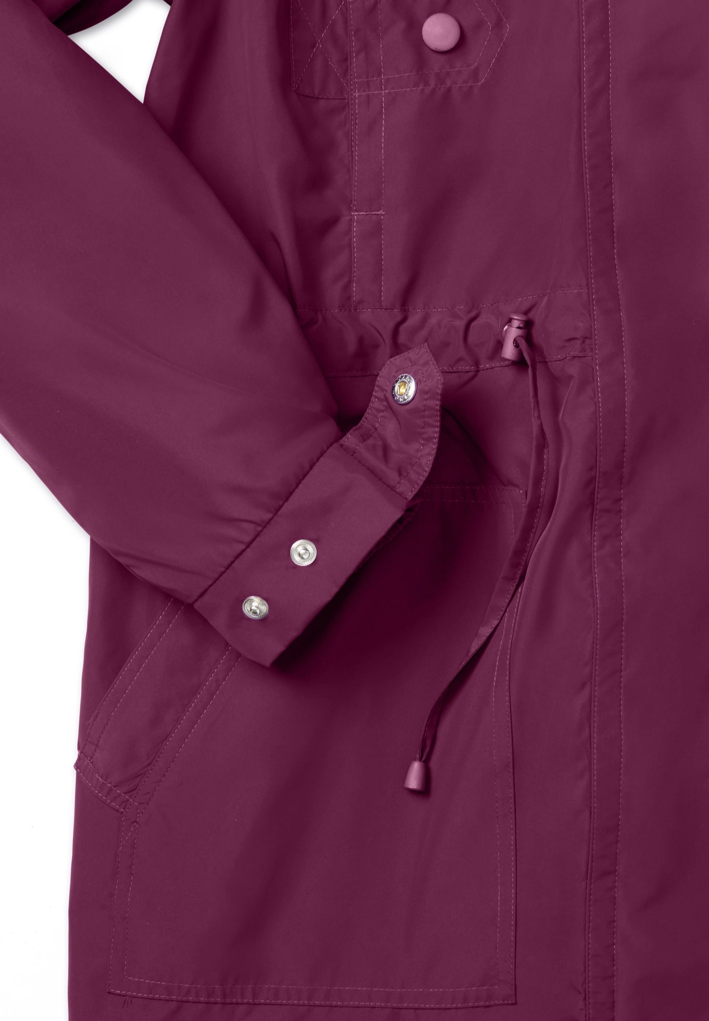 Fleece-Lined Taslon&reg; Anorak image number 2