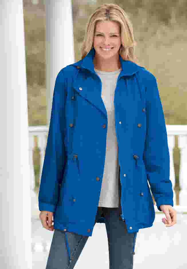 Fleece-Lined Taslon® Anorak image number 0