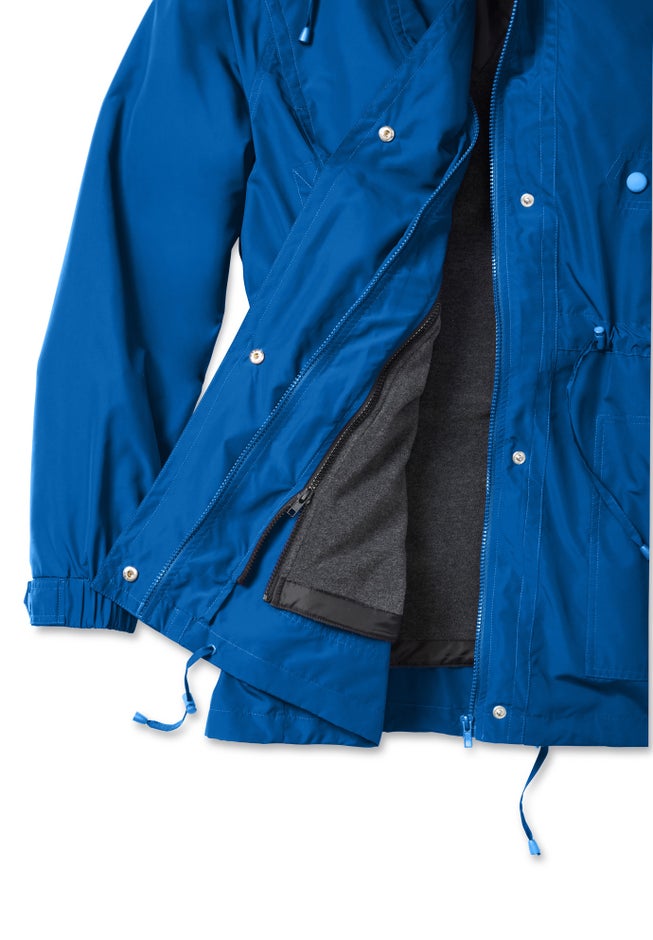 Fleece-Lined Taslon® Anorak image number 4