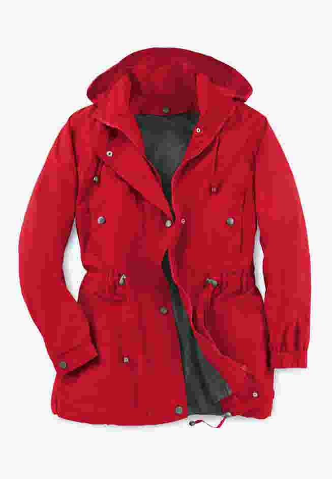 Fleece-Lined Taslon® Anorak image number 5