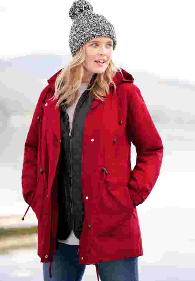 Fleece-Lined Taslon® Anorak image number 6