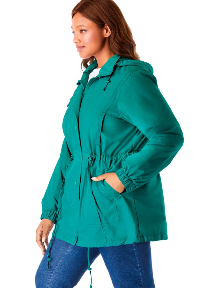 Fleece-Lined Taslon® Anorak image number 5
