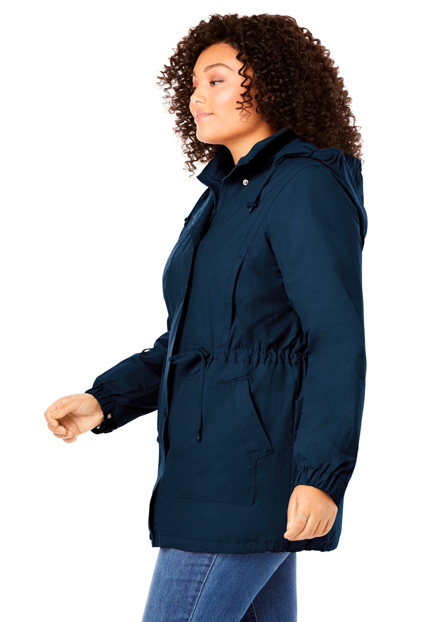 Fleece-Lined Taslon® Anorak image number 5
