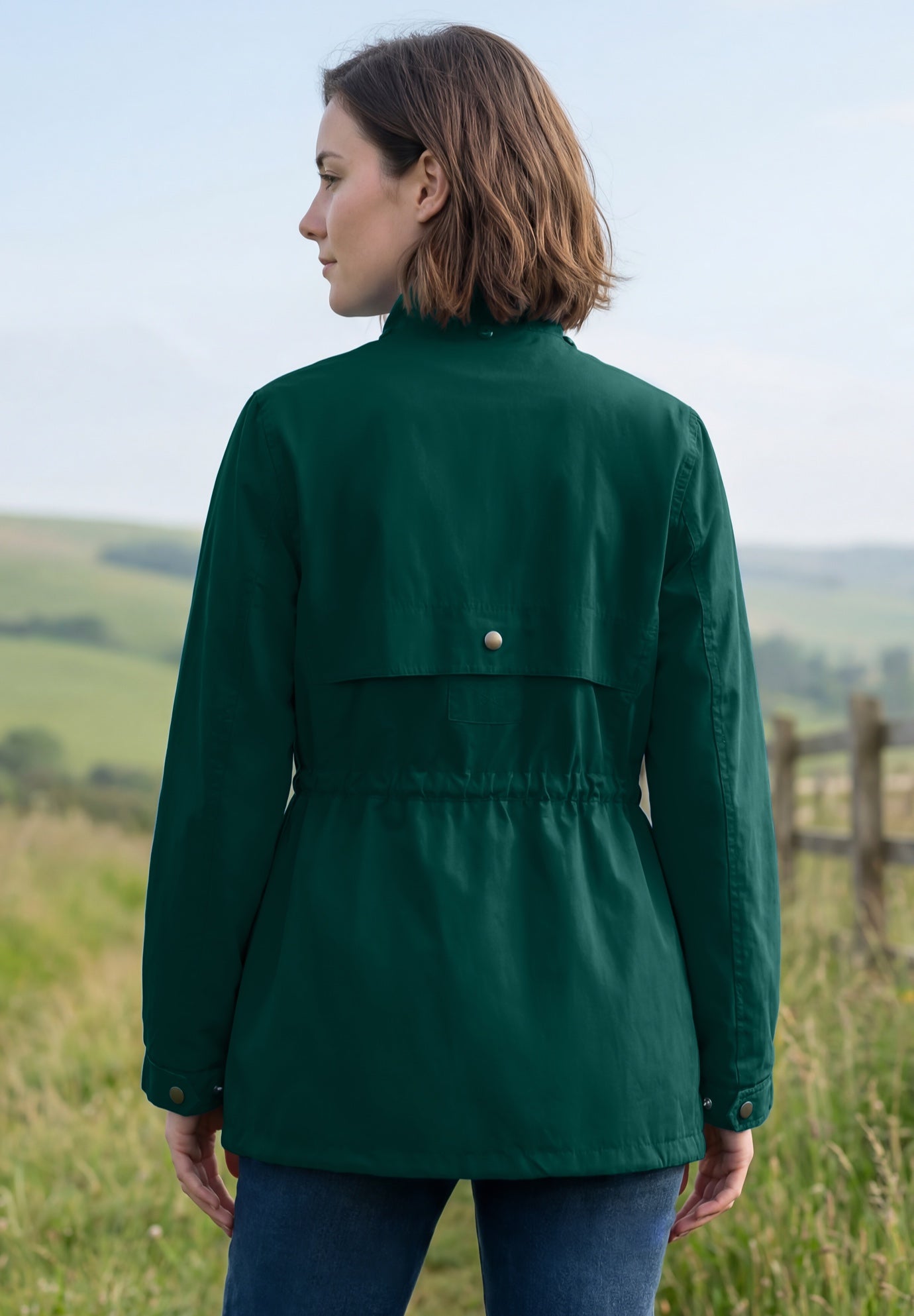 Taslon&reg; Anorak Jacket with Removable Fleece Lining image number 2