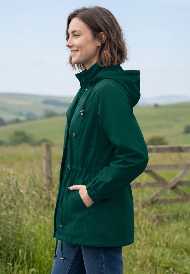 Taslon&reg; Anorak Jacket with Removable Fleece Lining image number 3