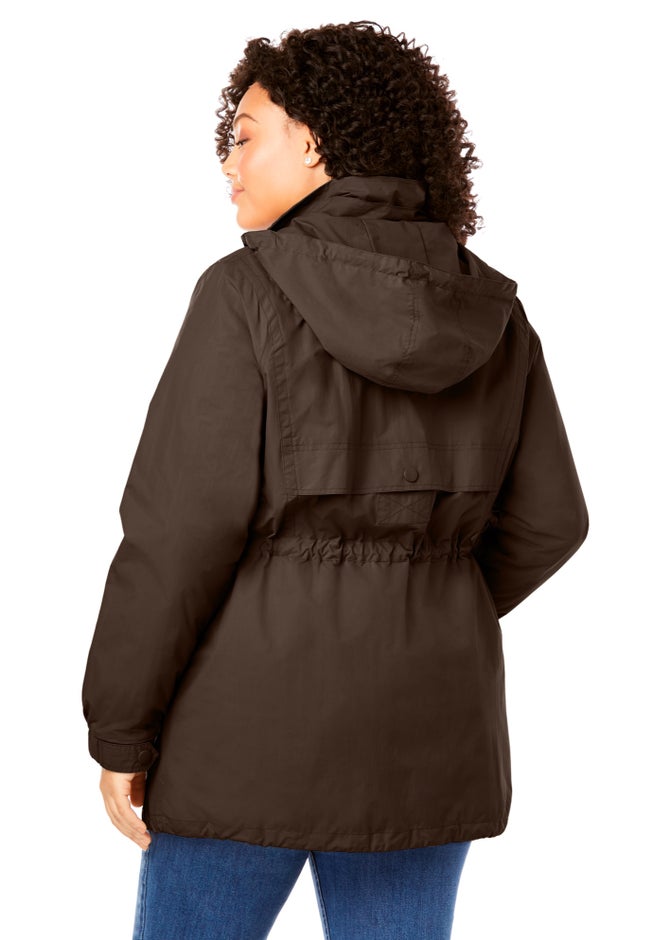 Fleece-Lined Taslon&reg; Anorak image number 5