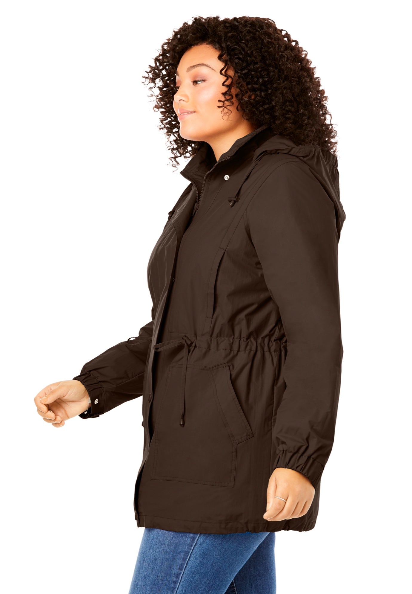 Fleece-Lined Taslon&reg; Anorak image number 6