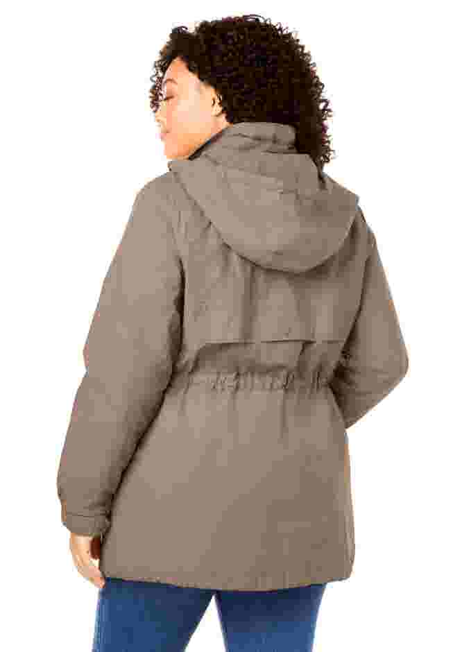 Fleece-Lined Taslon® Anorak image number 1