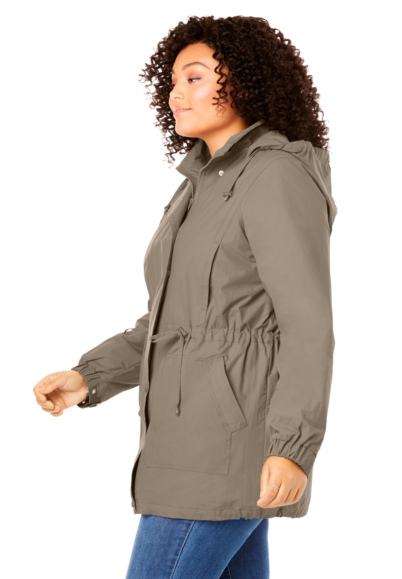 Fleece-Lined Taslon® Anorak image number 5