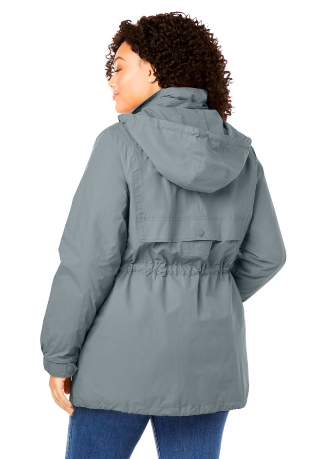 Fleece-Lined Taslon&reg; Anorak image number 4