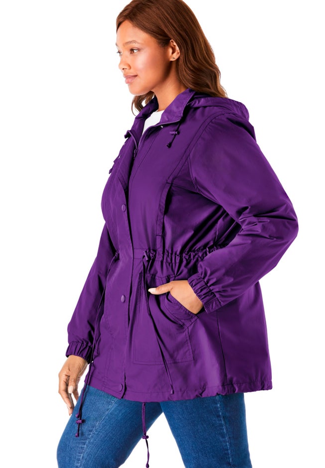 Fleece-Lined Taslon&reg; Anorak image number 7