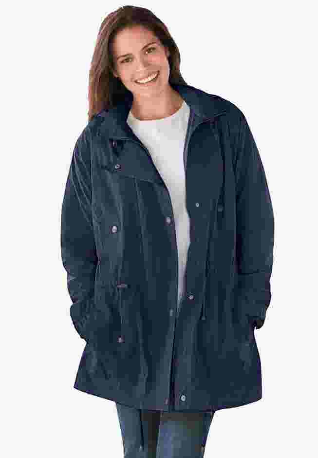 Fleece-Lined Taslon® Anorak image number 0