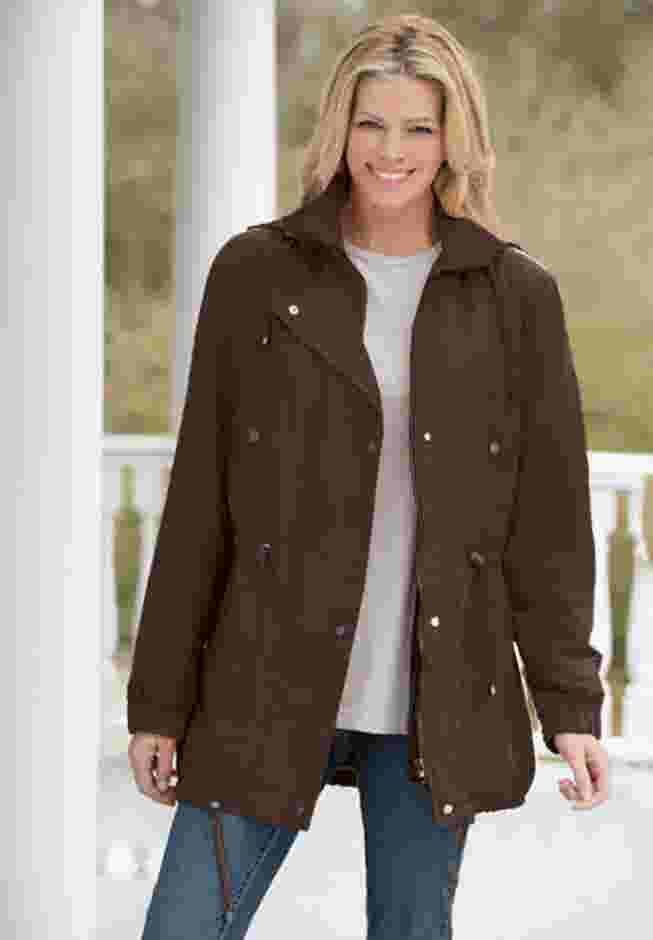 Fleece-Lined Taslon® Anorak image number 0