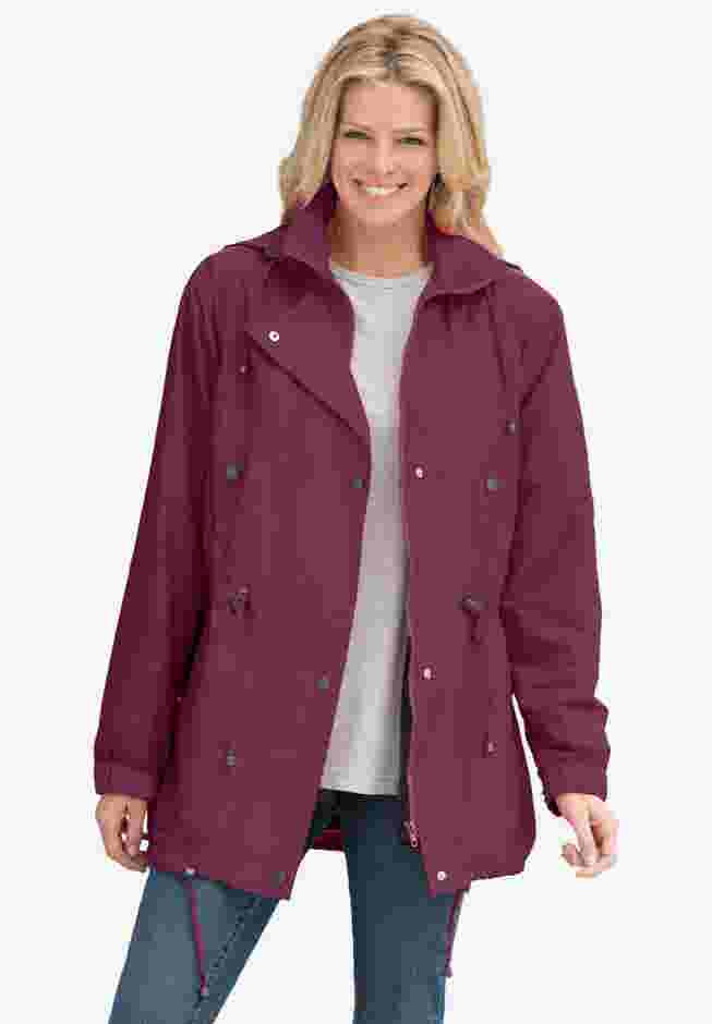 Fleece-Lined Taslon® Anorak image number 0