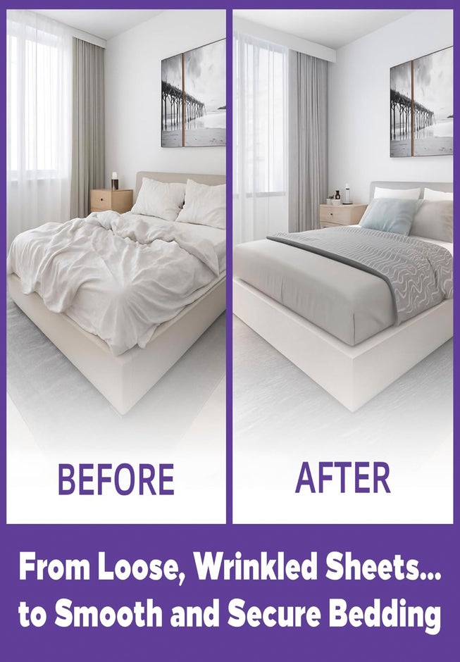 GripNHold&reg; Bed Sheet Grippers 4-Pack image number 3