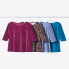 Pocket Swing Velour Tunic image number 1