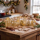 Pre-lit Folding Gingerbread House, Set of 2 image number 4