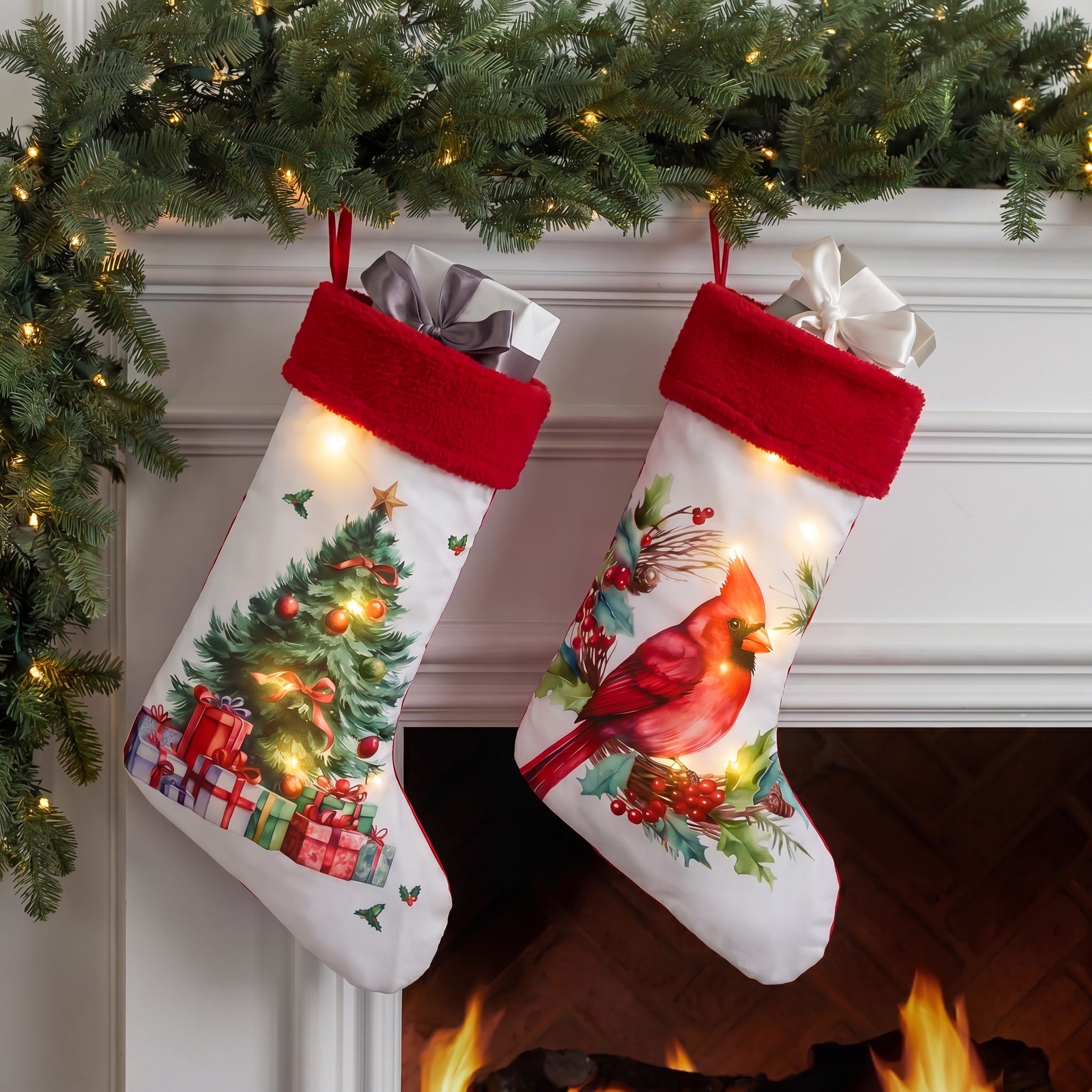 Pre-lit Stocking image number 1