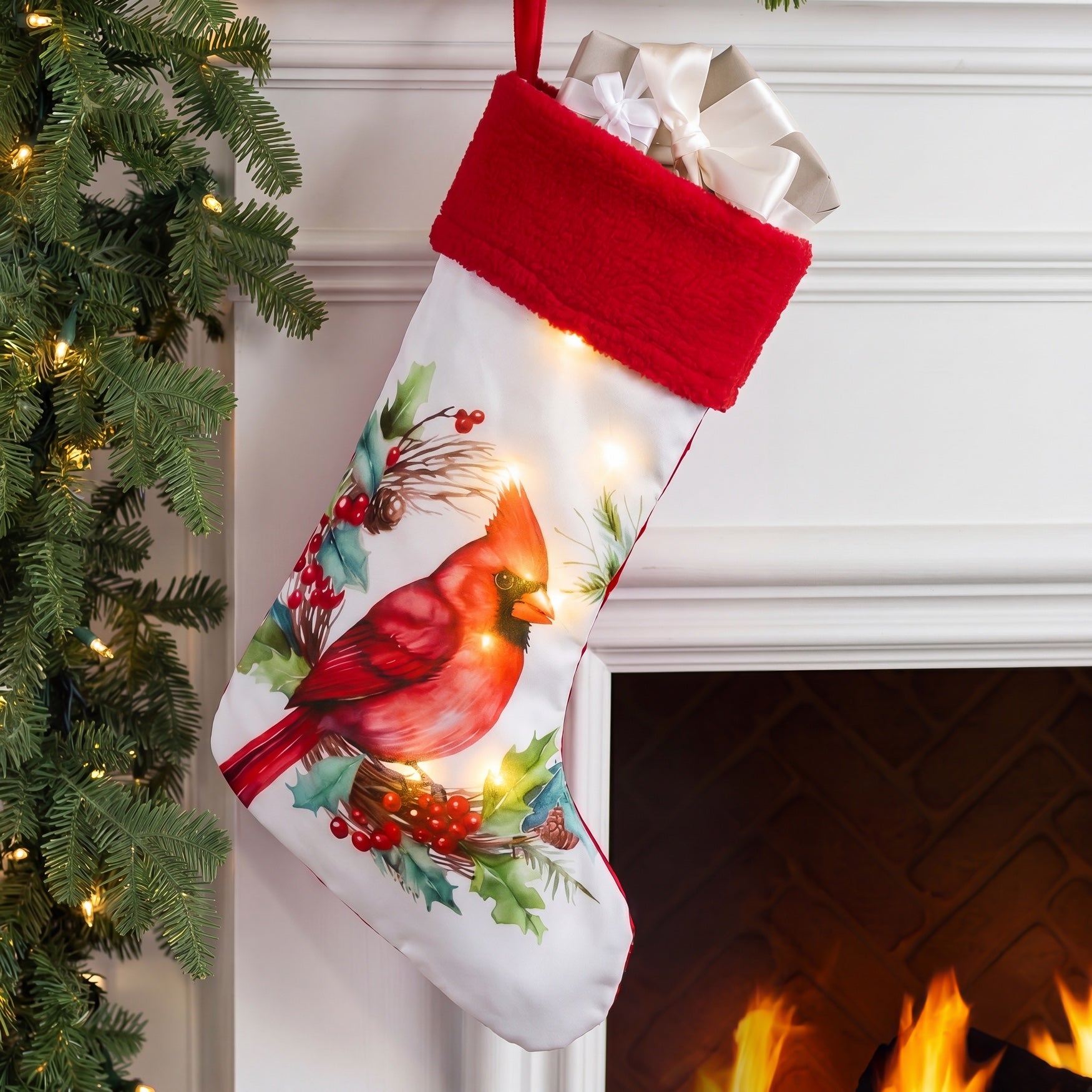 Pre-lit Stocking image number 0