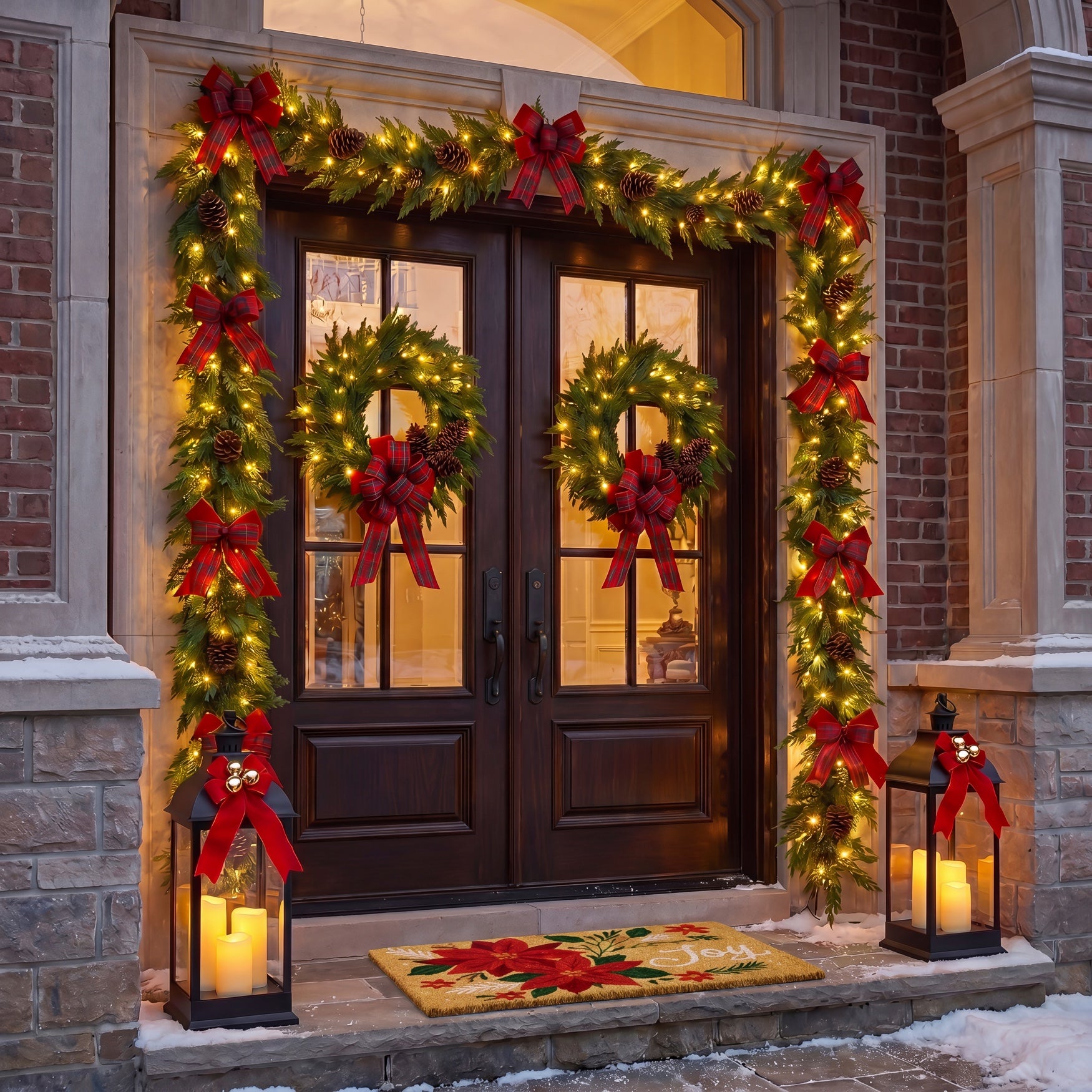 Twice As Nice Pre-lit Garland, Set of 2 image number 3