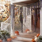 6 Ft. Mini Skeleton Curtain Light image number 2