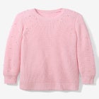 Pearl-Embellished Scoop Neck Sweater image number 1