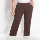 Everyday Waffle-Knit Straight-Leg Pull-On Pant image number 0