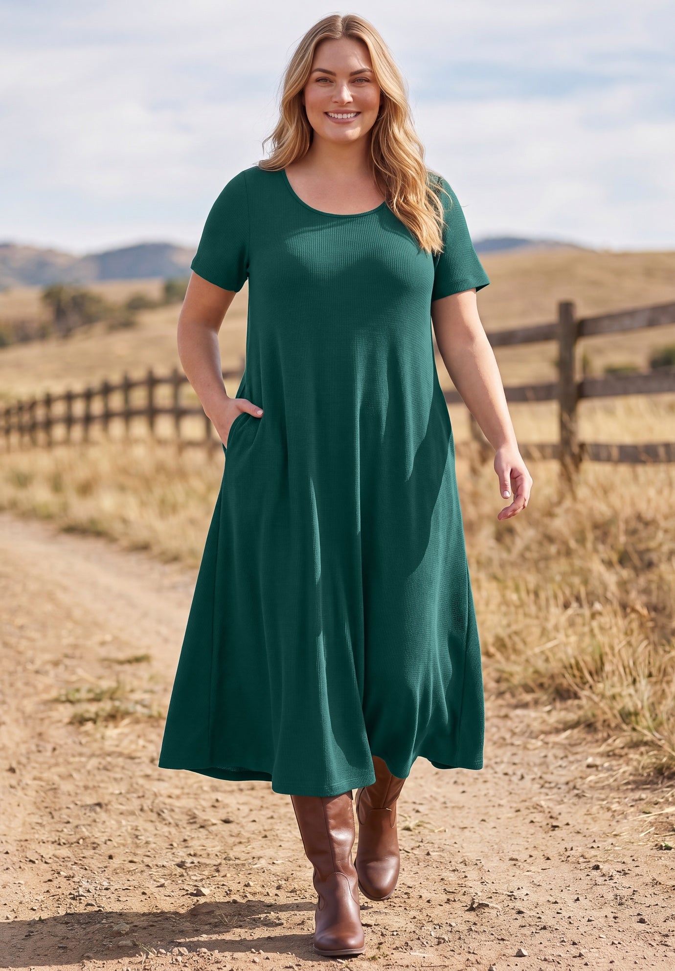 Thermal Two-Piece Jacket Dress Set image number 1