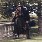 Seamed Chiffon Maxi Skirt image number 0