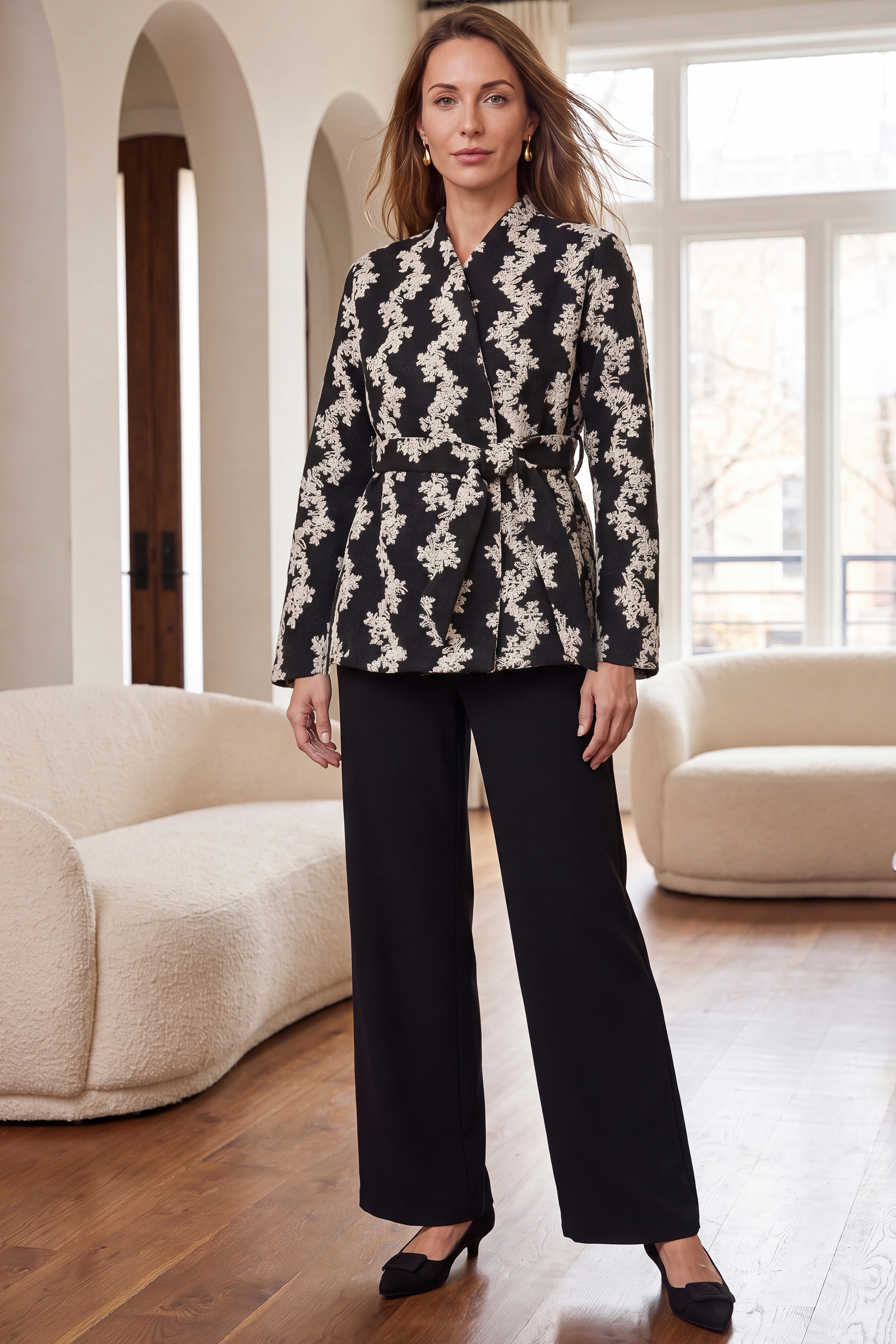 Belted Wrap Jacket image number 1