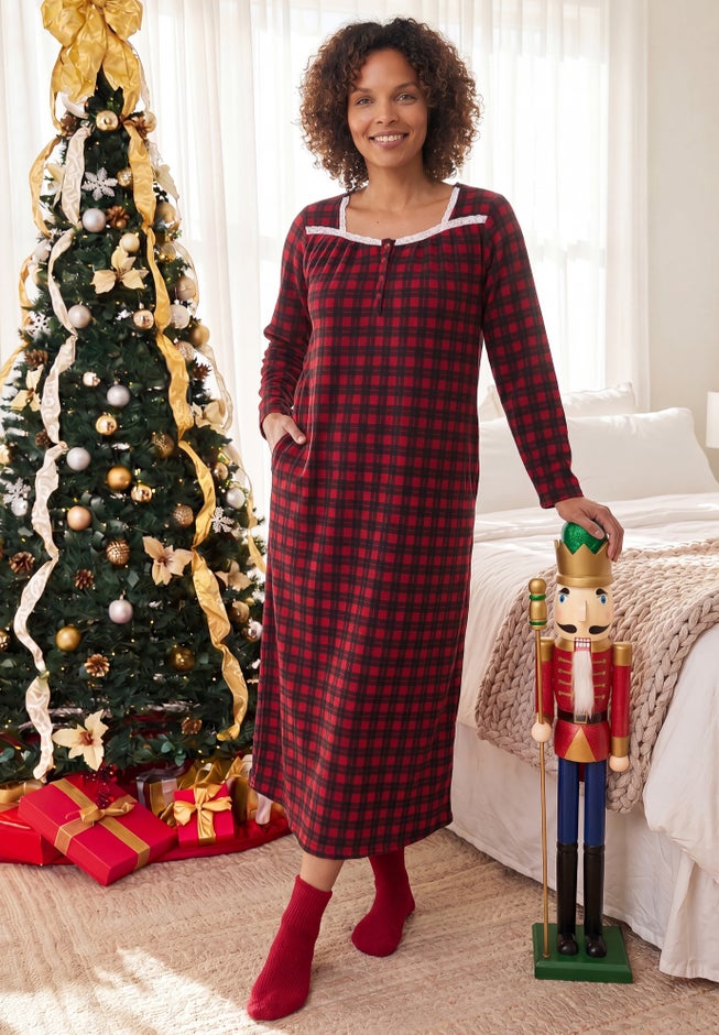 Soft & Cozy Gown & Socks image number 2