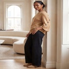 Button-Cuff Bell-Sleeve Sweater image number 2