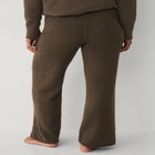 Mid Rise Sherpa Wide Leg Lounge Pants image number 1