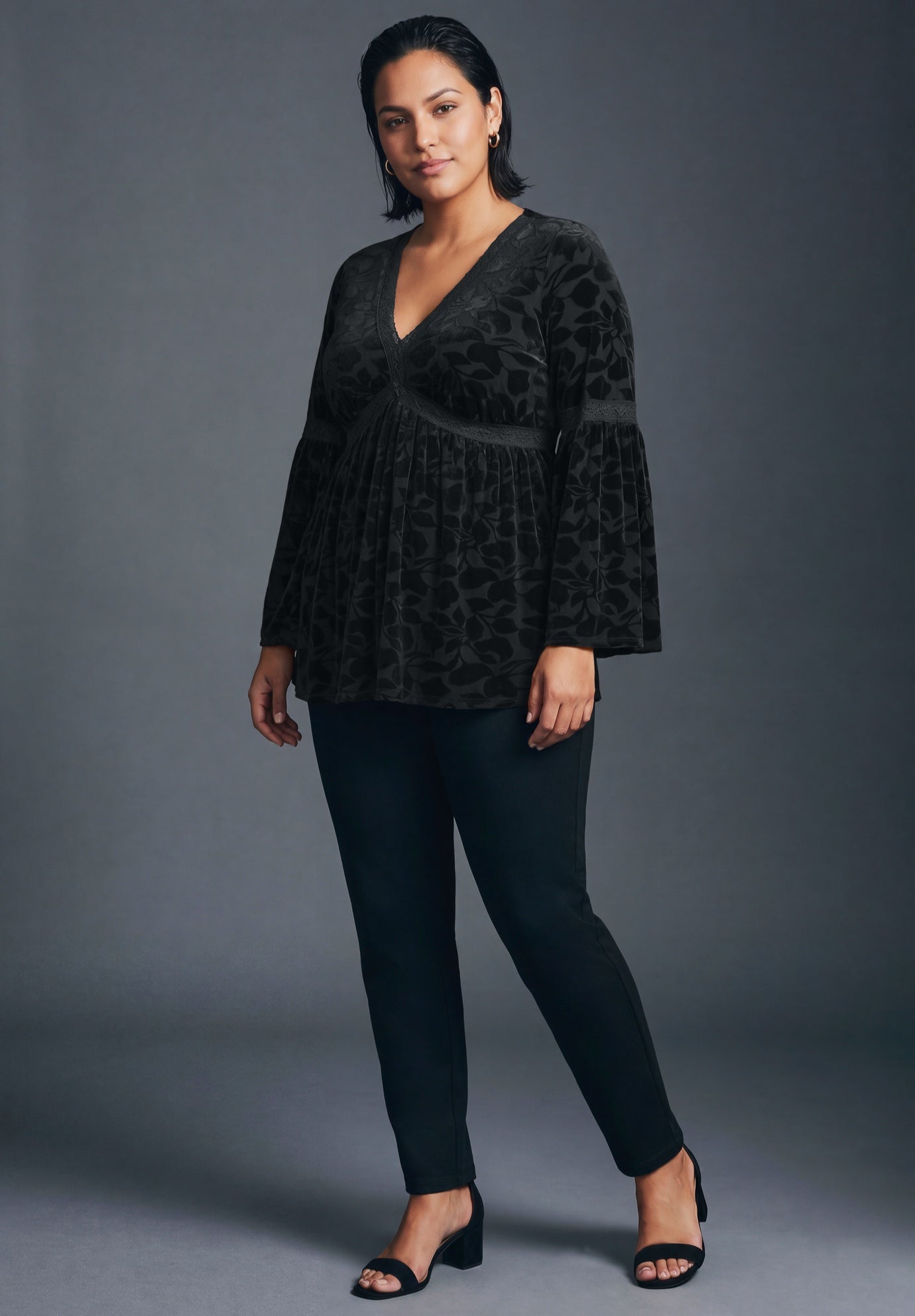 Lorelei Lace Burnout Top image number 0