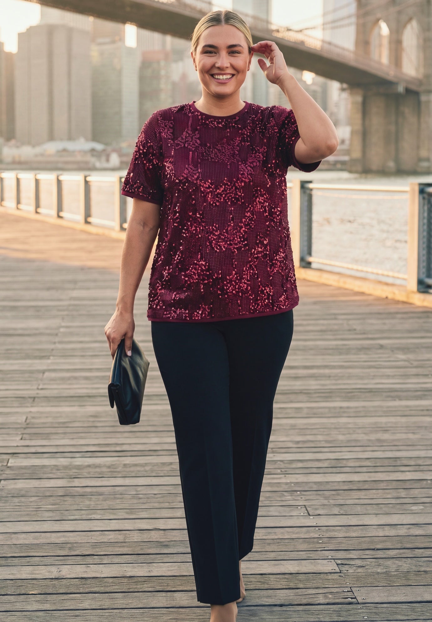Katrina Sequin Tee image number 0