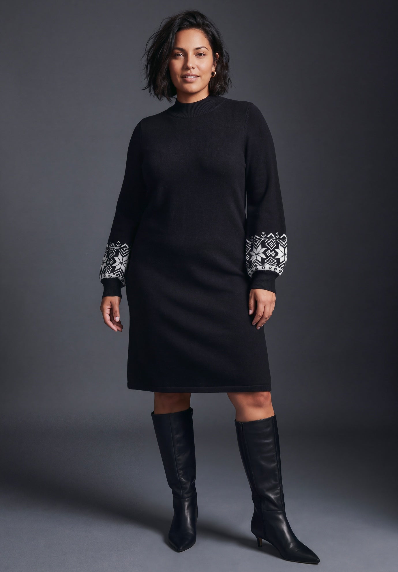 Farrah Fair Isle Dress image number 0
