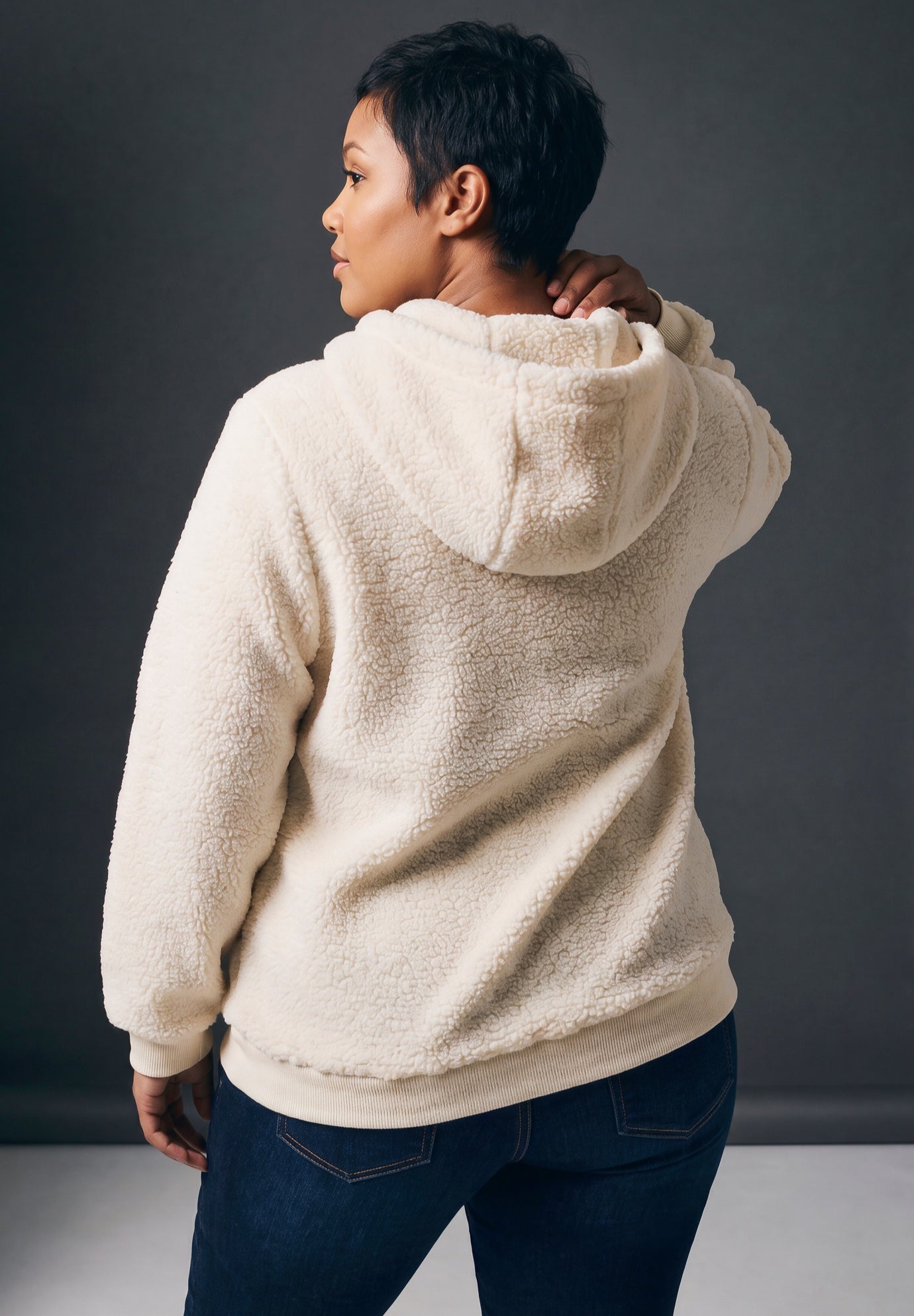 Textured Hoodie image number 1