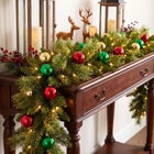 9 Ft. Pre-lit Decorated Garland image number 6