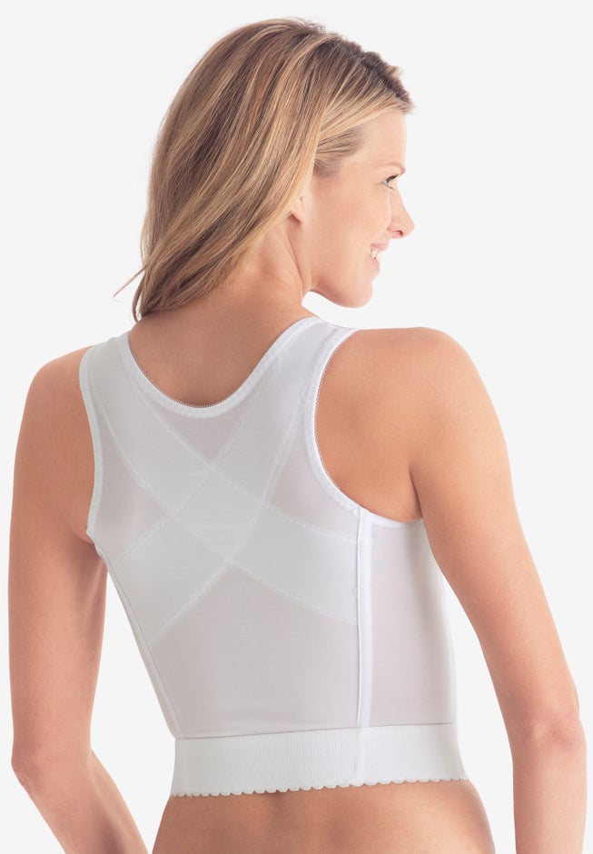 Front-Close Longline Wireless Posture Bra image number 1